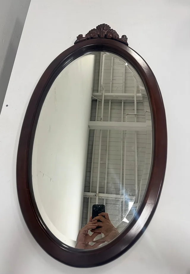 Vintage Bombay Company Oval Wall Mirror thumbnail