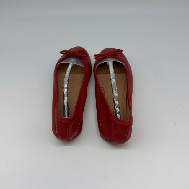 Nine West Red Leather Ballet Flats - Size 8.5M - photo 3