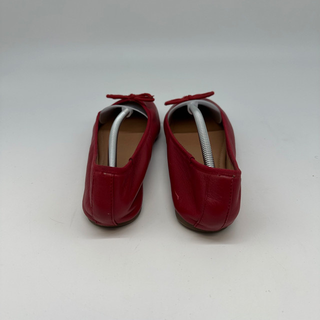 Nine West Red Leather Ballet Flats - Size 8.5M - photo 4
