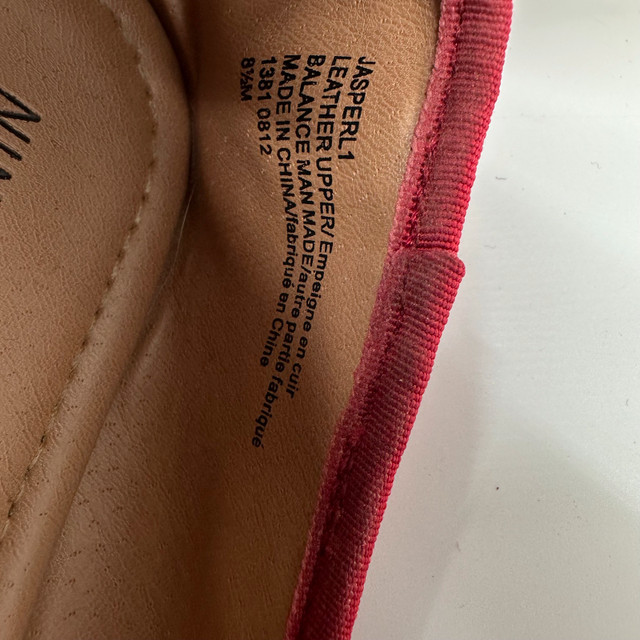 Nine West Red Leather Ballet Flats - Size 8.5M - photo 5