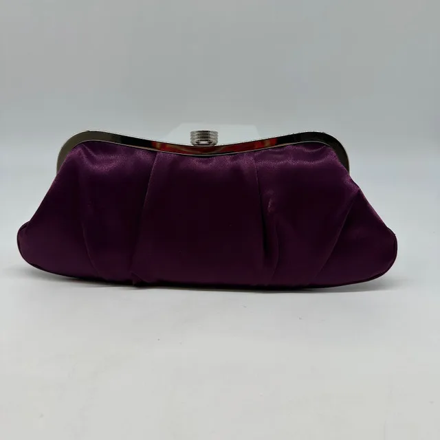 Brand new Bellezza Purple Clutch with Chain thumbnail