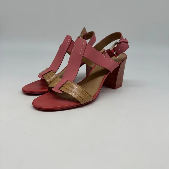 Tommy Hilfiger Women’s Leather Block Heel Sandals thumbnail