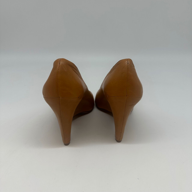 Biviel Couture Leather Wedge Peep Toe Shoes - photo 3