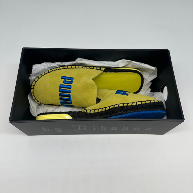 Fenty Puma Espadrille Sulphur Spring Blue Black Slip - photo 5