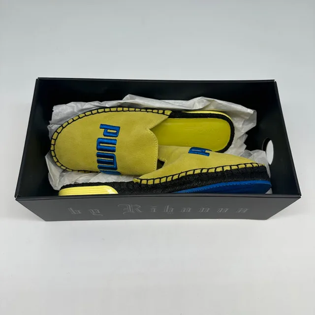 Fenty Puma Espadrille Sulphur Spring Blue Black Slip image indicator(5)