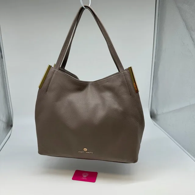 Vince Camuto Taupe Leather Tote (without tag) thumbnail