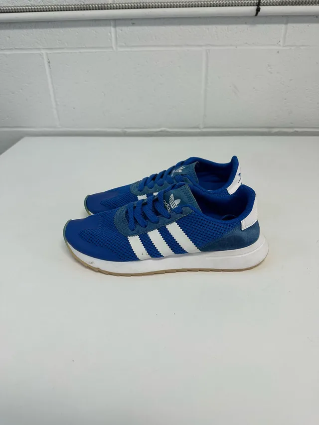 Adidas Blue Sneakers - Size 6.5 US - Great Condition! thumbnail
