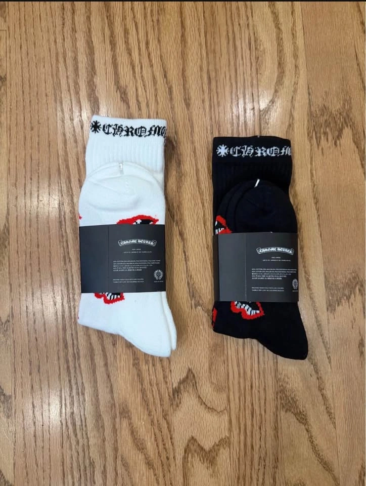 Chrome heart socks in bulk - photo 2