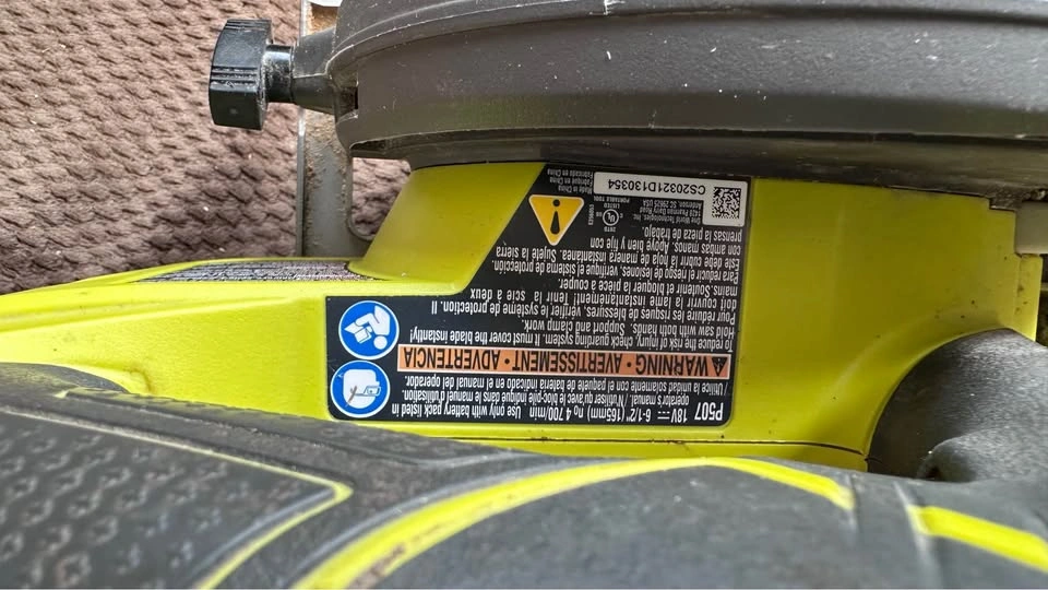 Ryobi P507 18V ONE+ 6-1/2" Cordless Circular Saw - photo 5