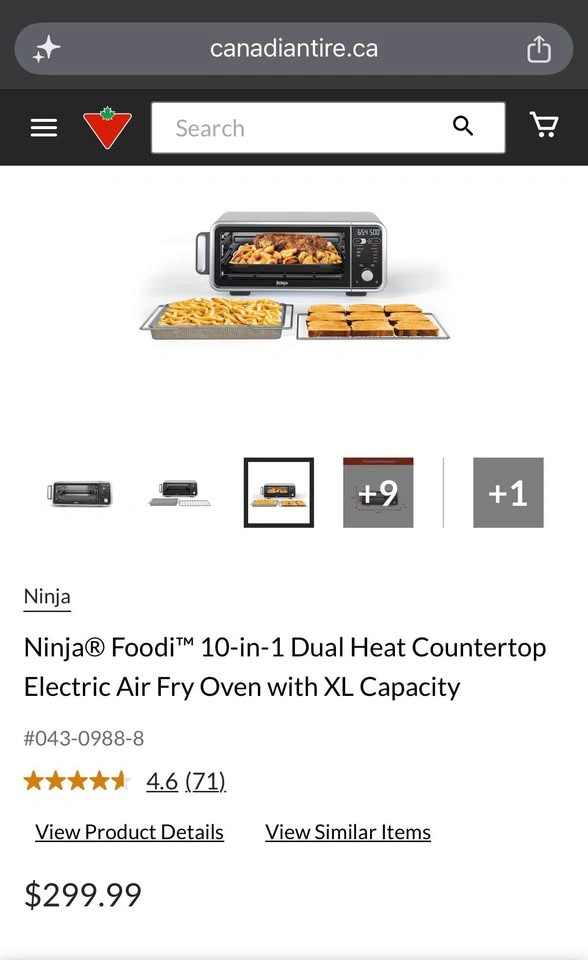 Ninja Foodi Dual Heat Air Fry Oven - photo 5