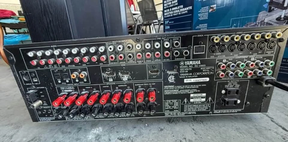 Yamaha RX-V663 Receiver, Vivid Towers, Paradigm Speakers - photo 2