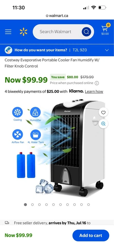 Portable Cooler Fan / Humidifier - photo 5