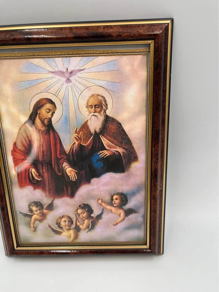 Holy Trinity Father Son Holy Spirit Framed - photo 2