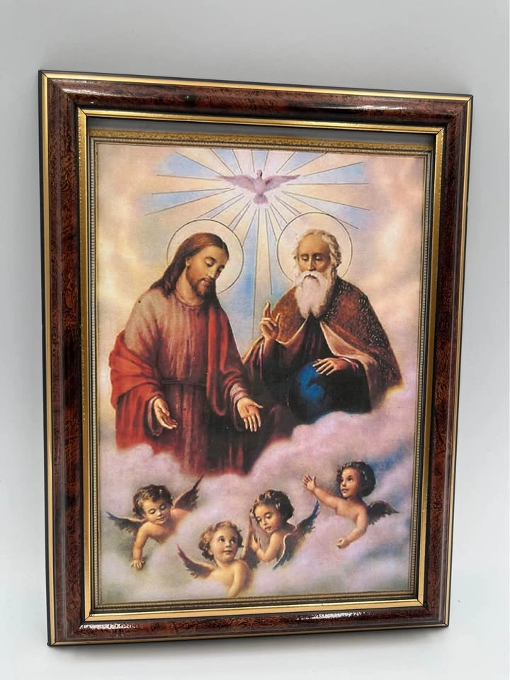 Holy Trinity Father Son Holy Spirit Framed - photo 4