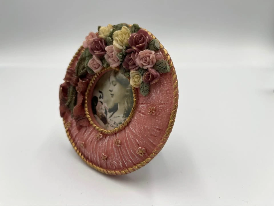 GANZ Pink Victorian Style Floral Resin Frame - photo 3