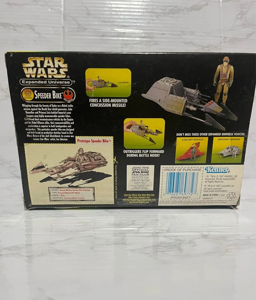Star Wars Power of the Force Expanded Universe Speeder Bike - photo 3