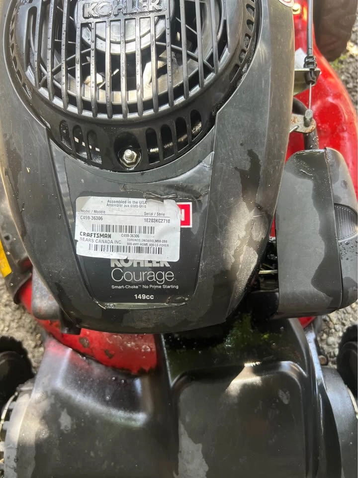 Craftsman Kohler Courage 149cc Lawn Mower - photo 2