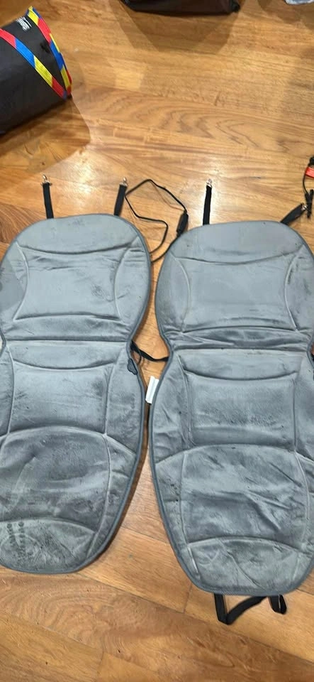 Heated car seat covers