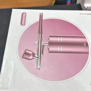 Airbrush and compressor for painting