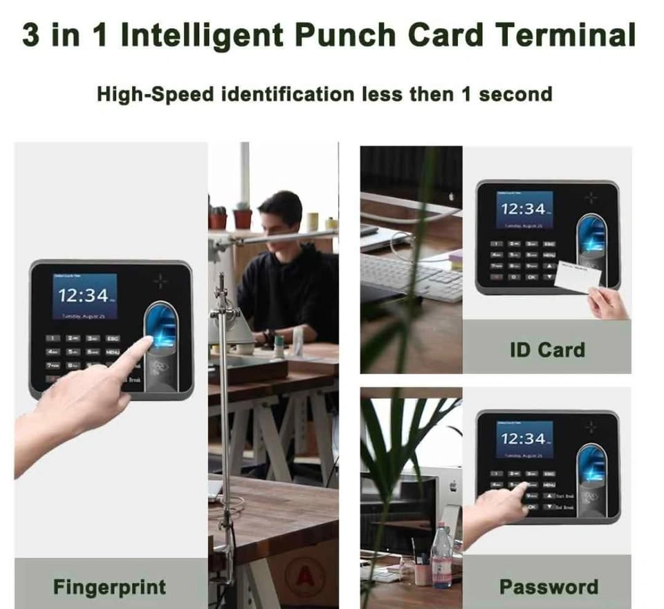 Kinghos Fingerprint Time Clock for Small Business - photo 5