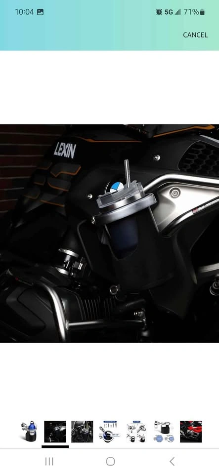 LEXIN C4 Motorcycle Cup Holder for Harley Davidson - photo 2