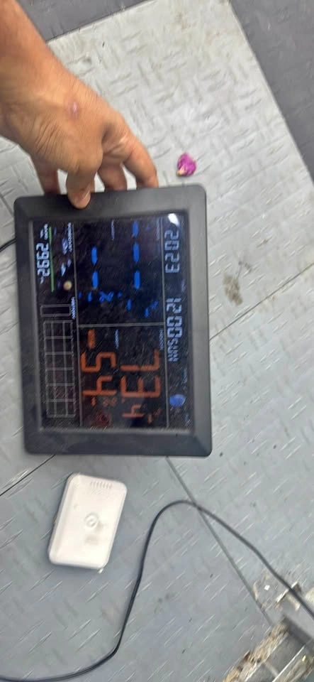 Weather station tablet outdoor/indoor