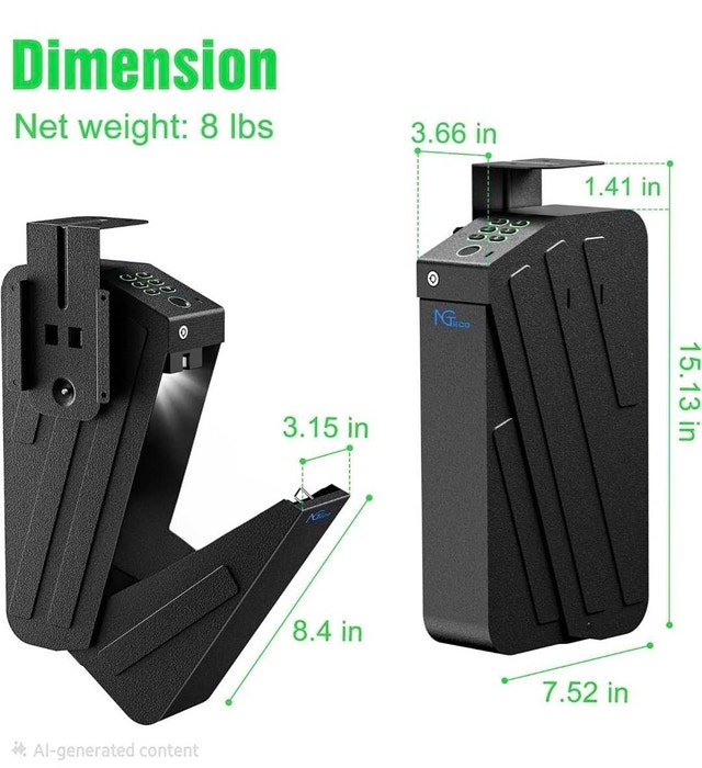 NGTeco Biometric Pistol Safe - photo 3