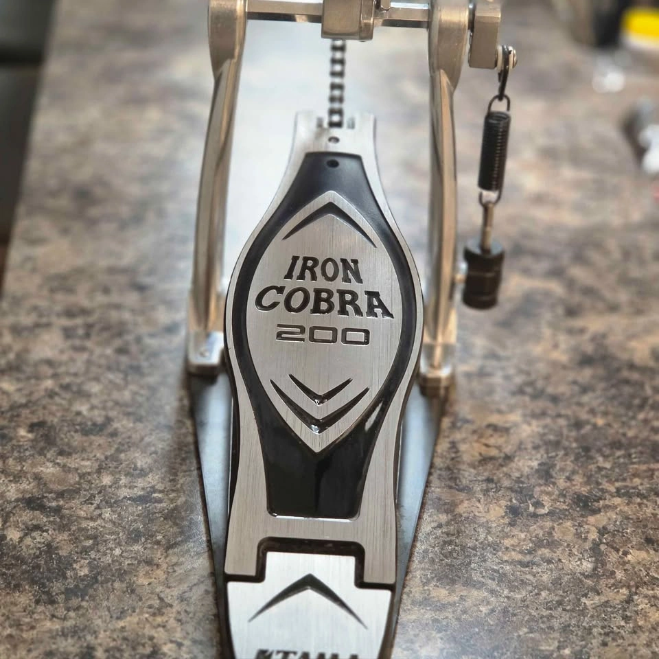 Single Bass Drum Pedal - Iron Cobra 200 - Like New - photo 5