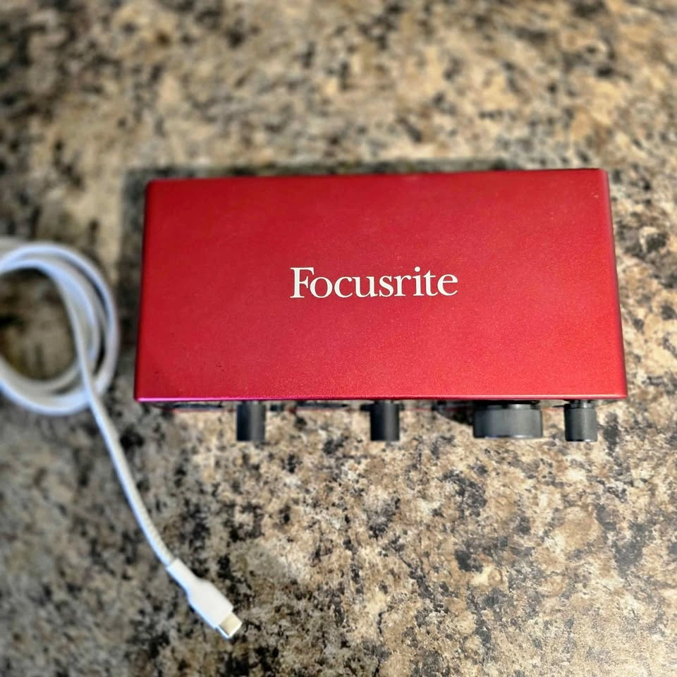 Focusrite 2i2 3rd Gen 2 channel Interface - USB C - Used Like Ne