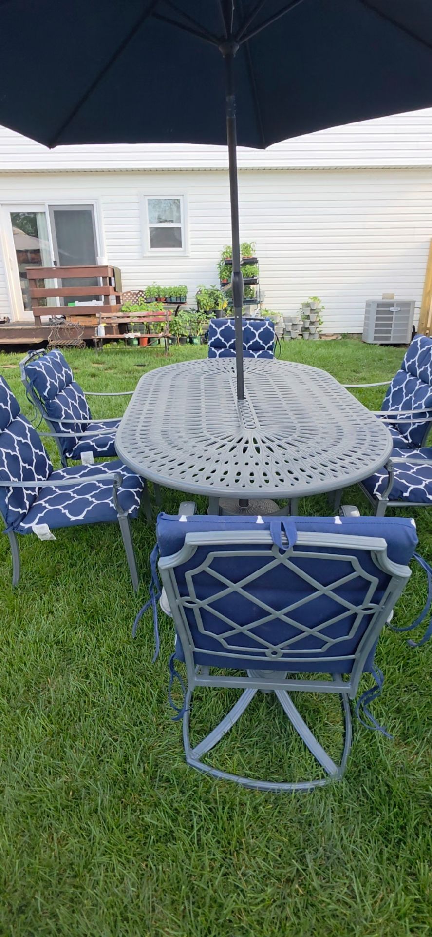 Patio table and chairs