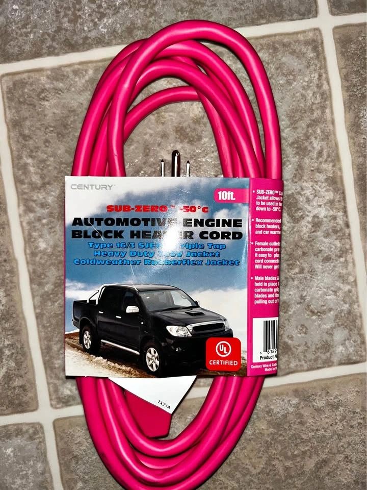 Pink Extension Cord