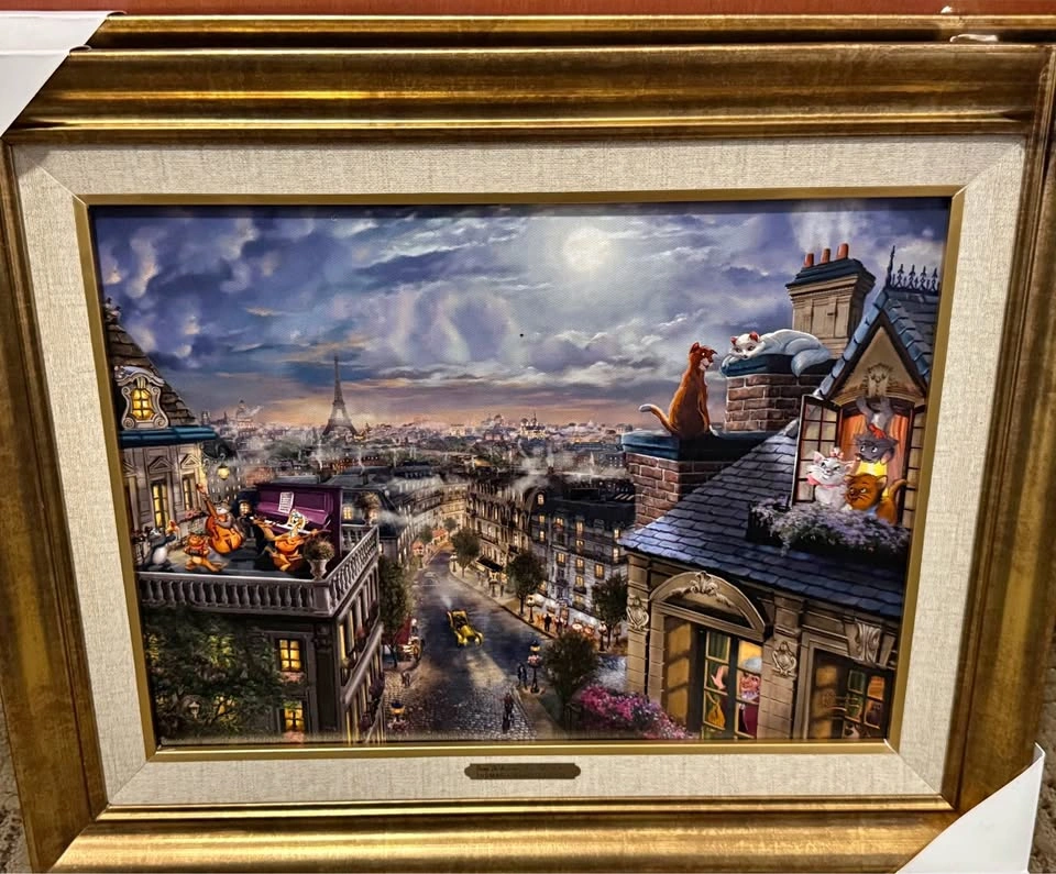 Thomas Kinkade Studios Disney Dreams Collection Framed Canvas Ar