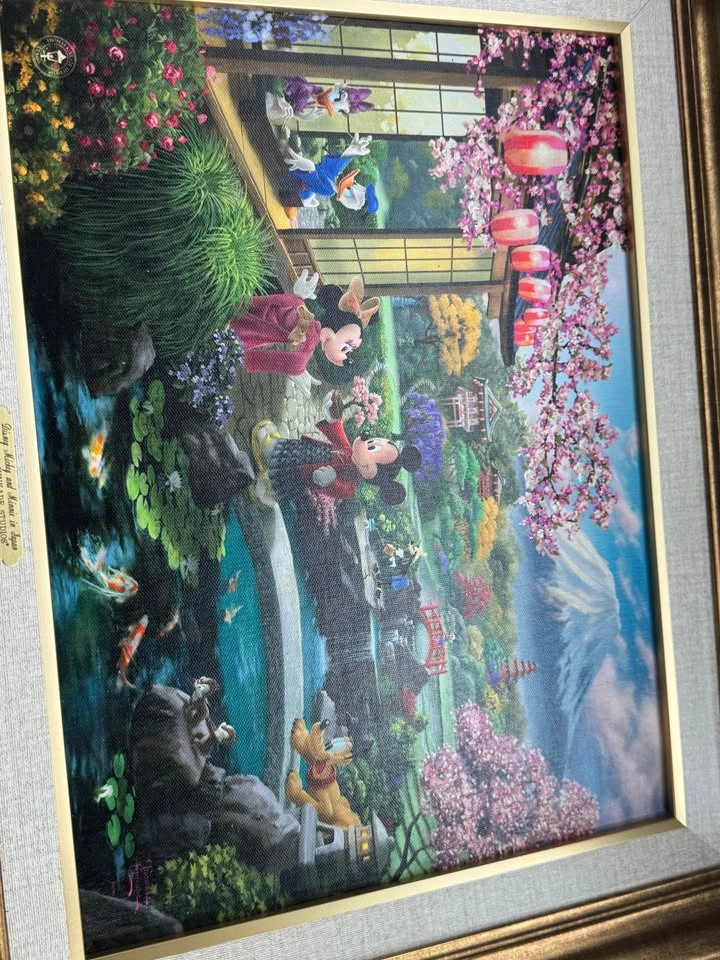 Thomas Kinkade Studios Disney Dreams Collection Framed Canvas Ar - photo 4