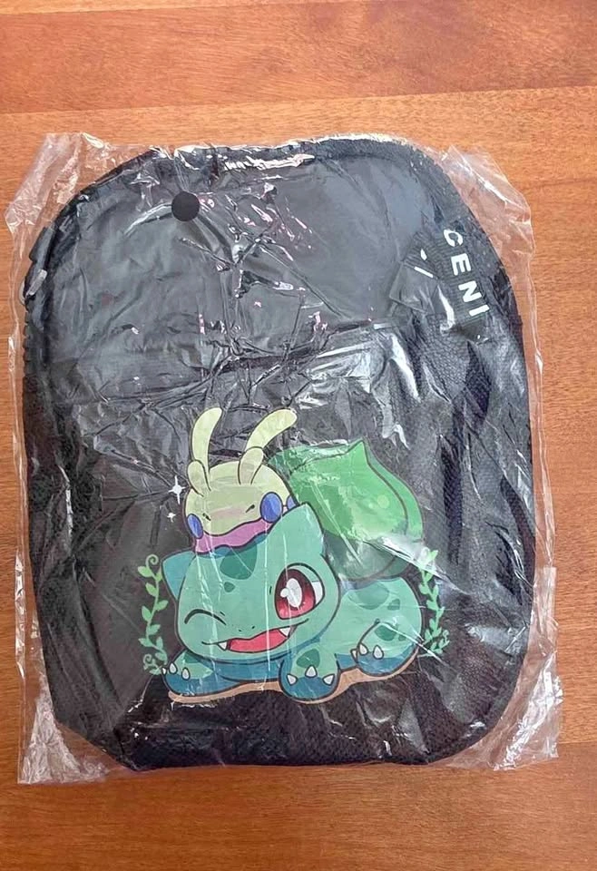 Pokemon Bulbasaur and Goomy Crossbody Bag