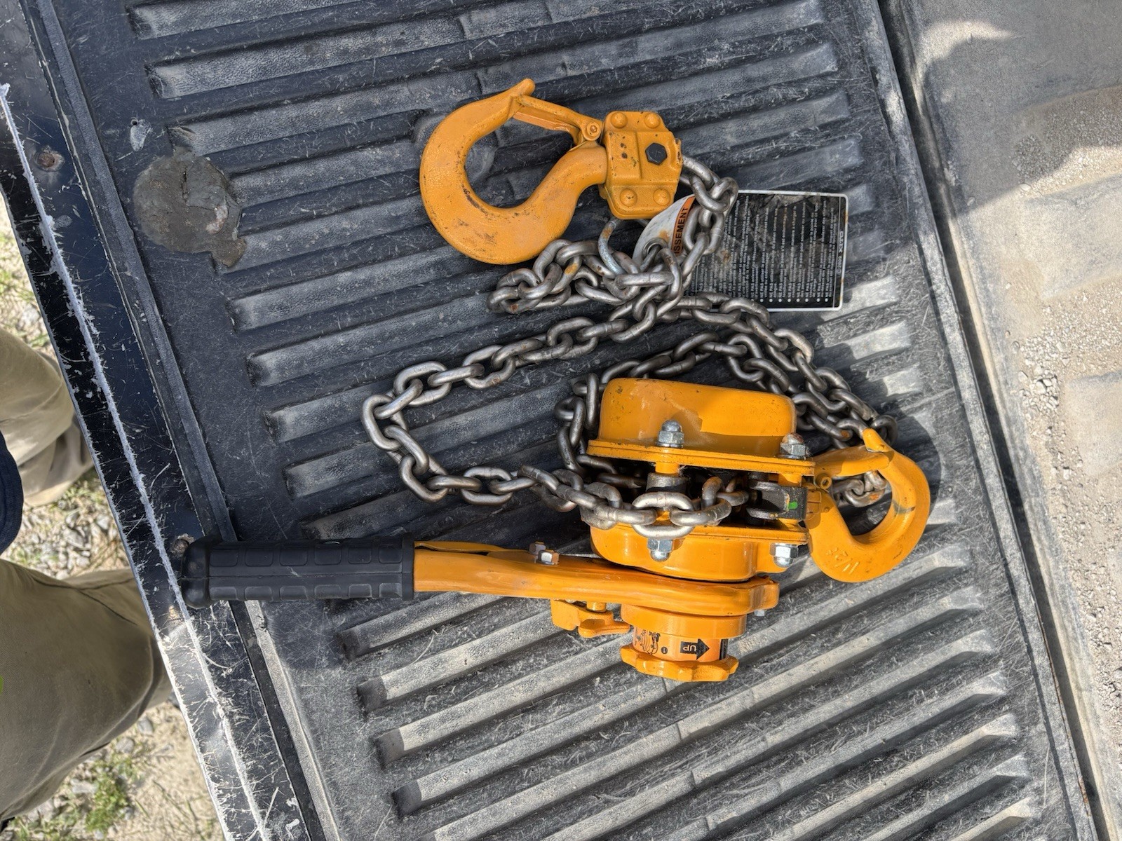 KITO 1.5 Ton Chain Hoist (comealong) - photo 2