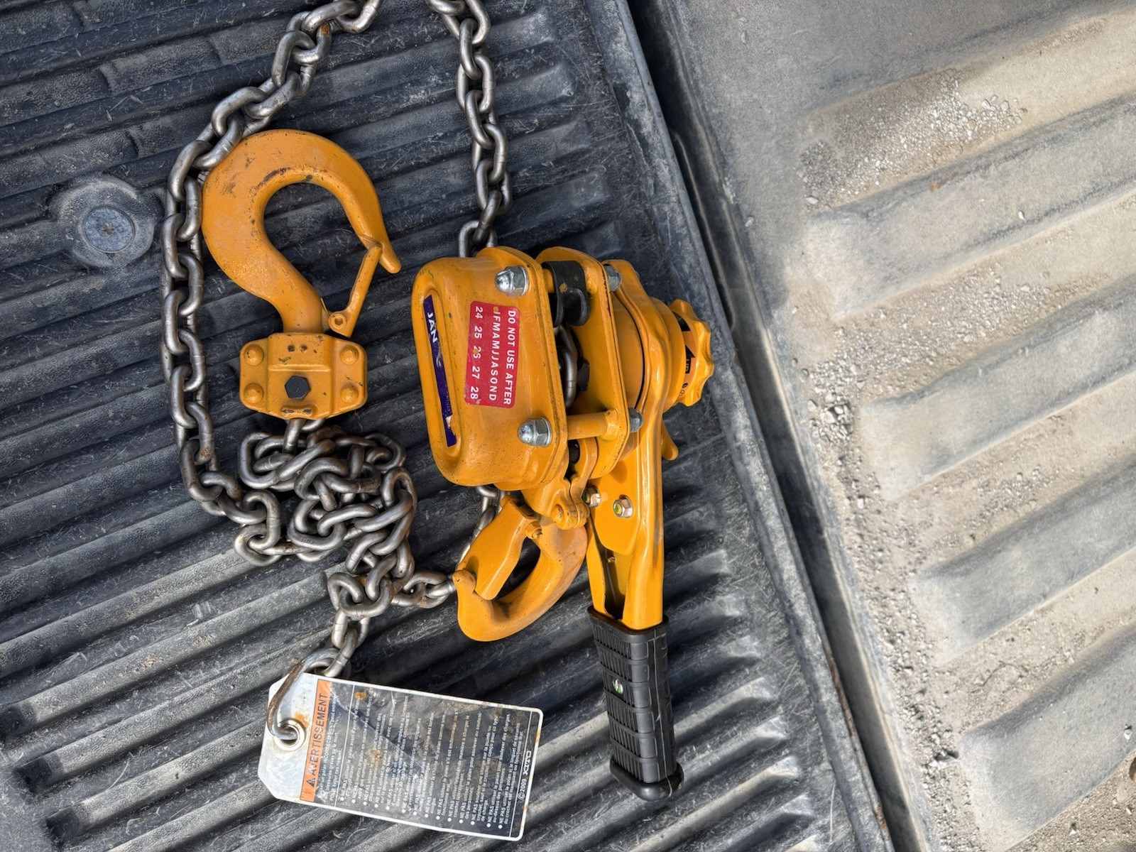 KITO 1.5 Ton Chain Hoist (comealong) - photo 3
