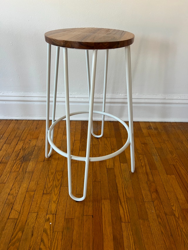 Metal/Wood Stool for Sale
