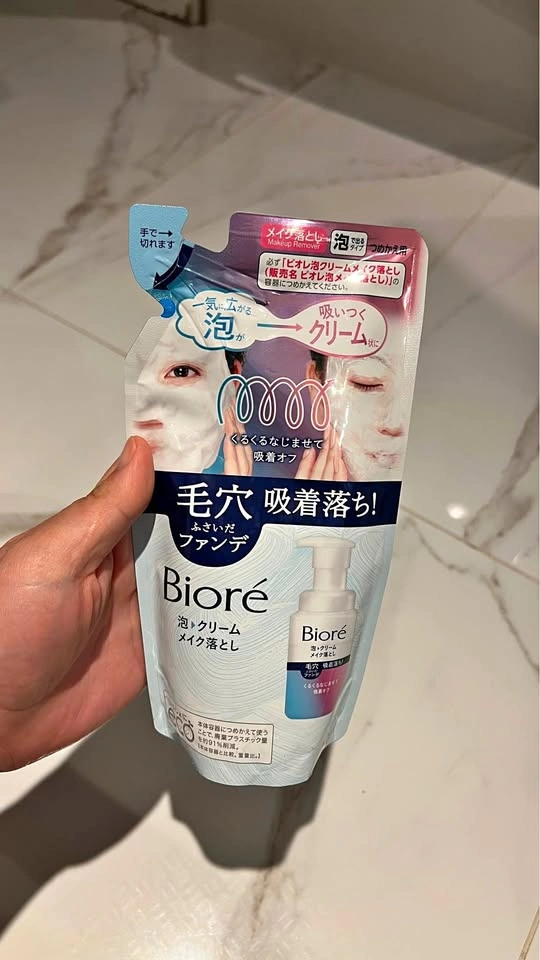 Biore Foaming Makeup Remover Refill (170 mL)