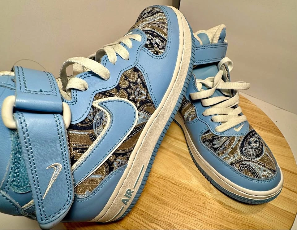 Nike Air Force 1 Mid Limited Edition Paisley Women's Size 7