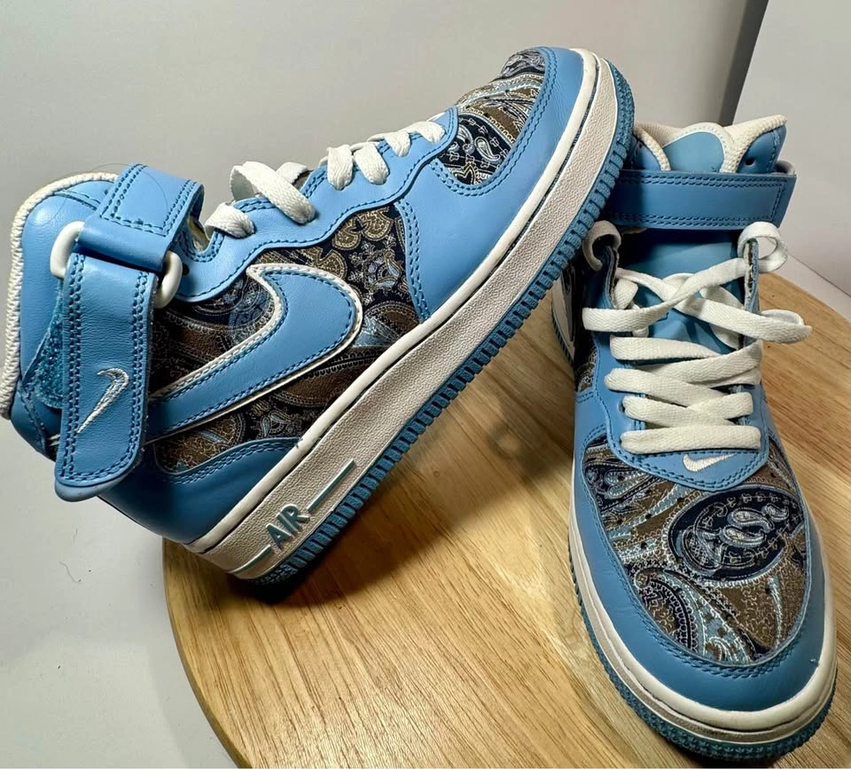Nike Air Force 1 Mid Limited Edition Paisley Women's Size 7 - photo 3