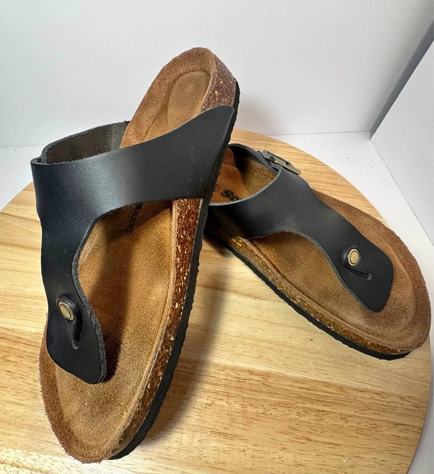 SoftMoc Women's T-Strap Thong Sandals - Size 10 - New
