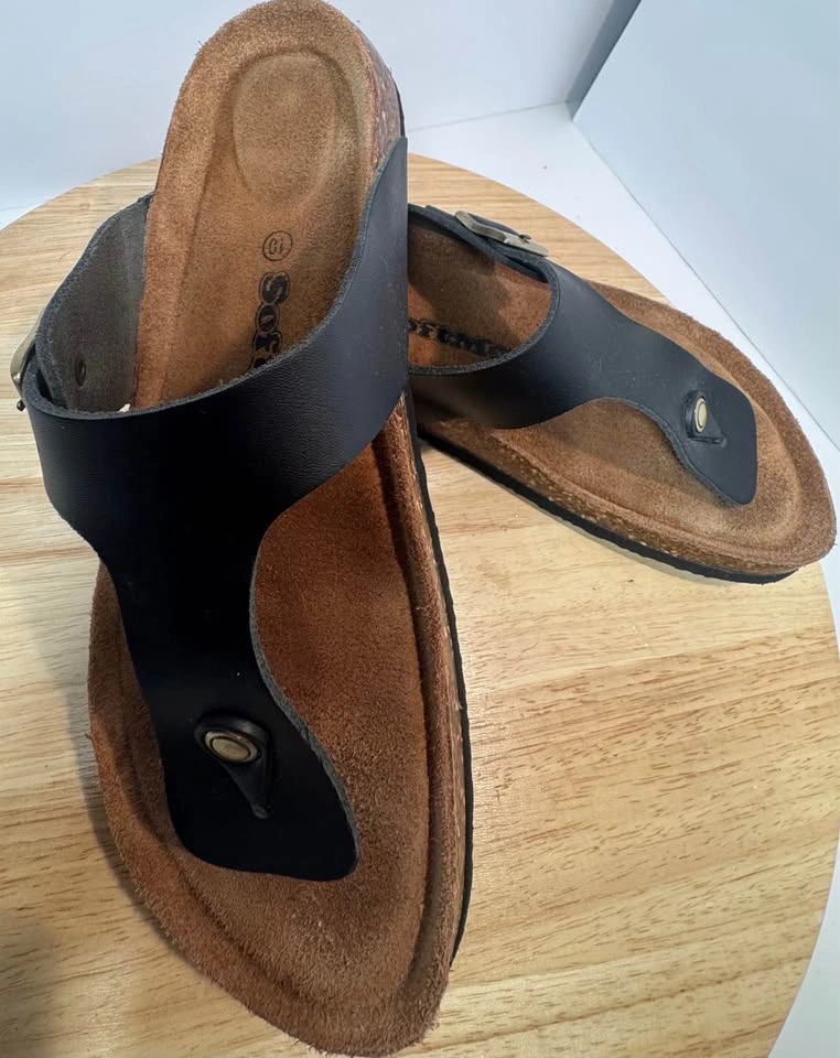 SoftMoc Women's T-Strap Thong Sandals - Size 10 - New - photo 2