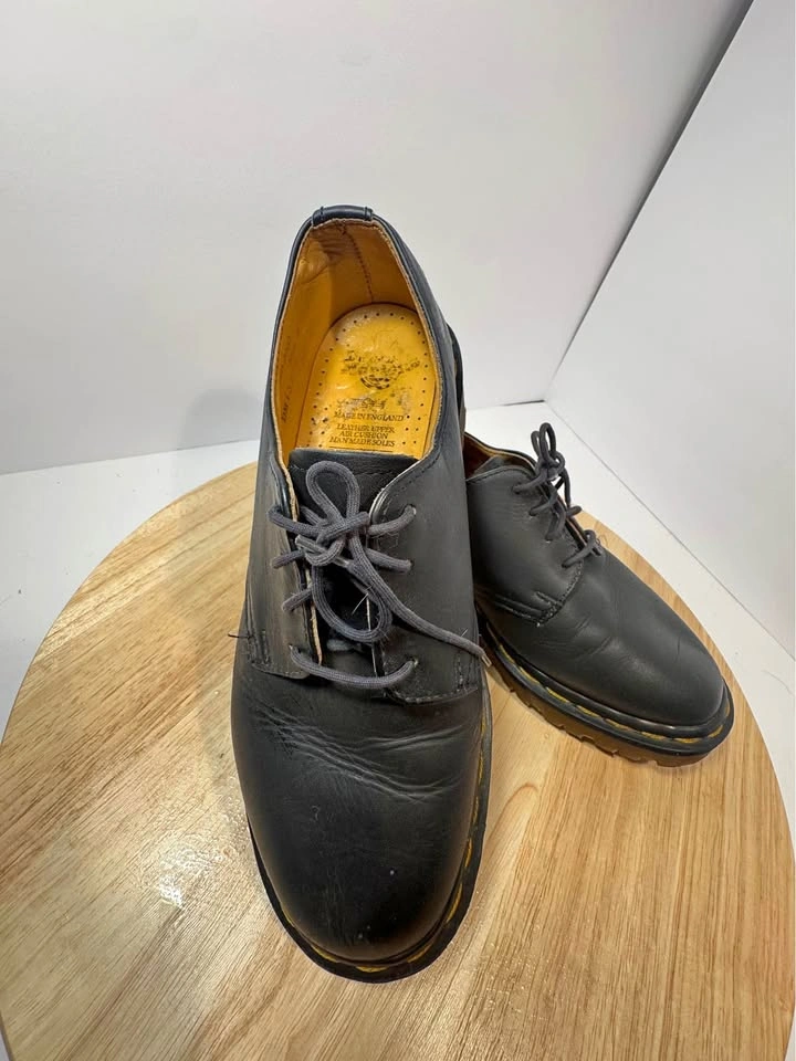 Vintage Dr. Martens 1461 Made in England Black Shoes Size 5