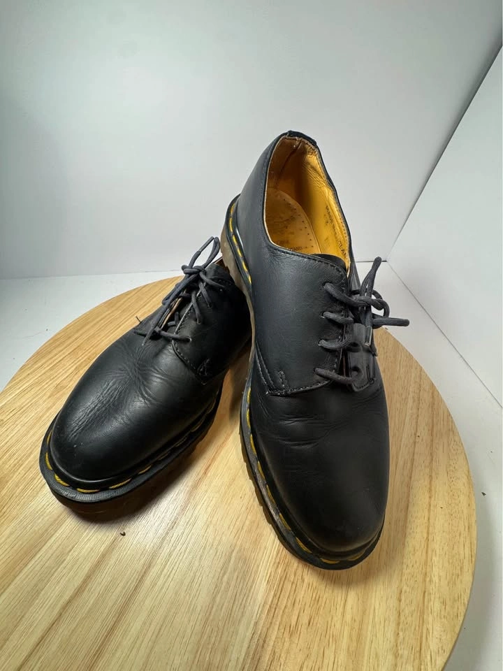 Vintage Dr. Martens 1461 Made in England Black Shoes Size 5 - photo 4