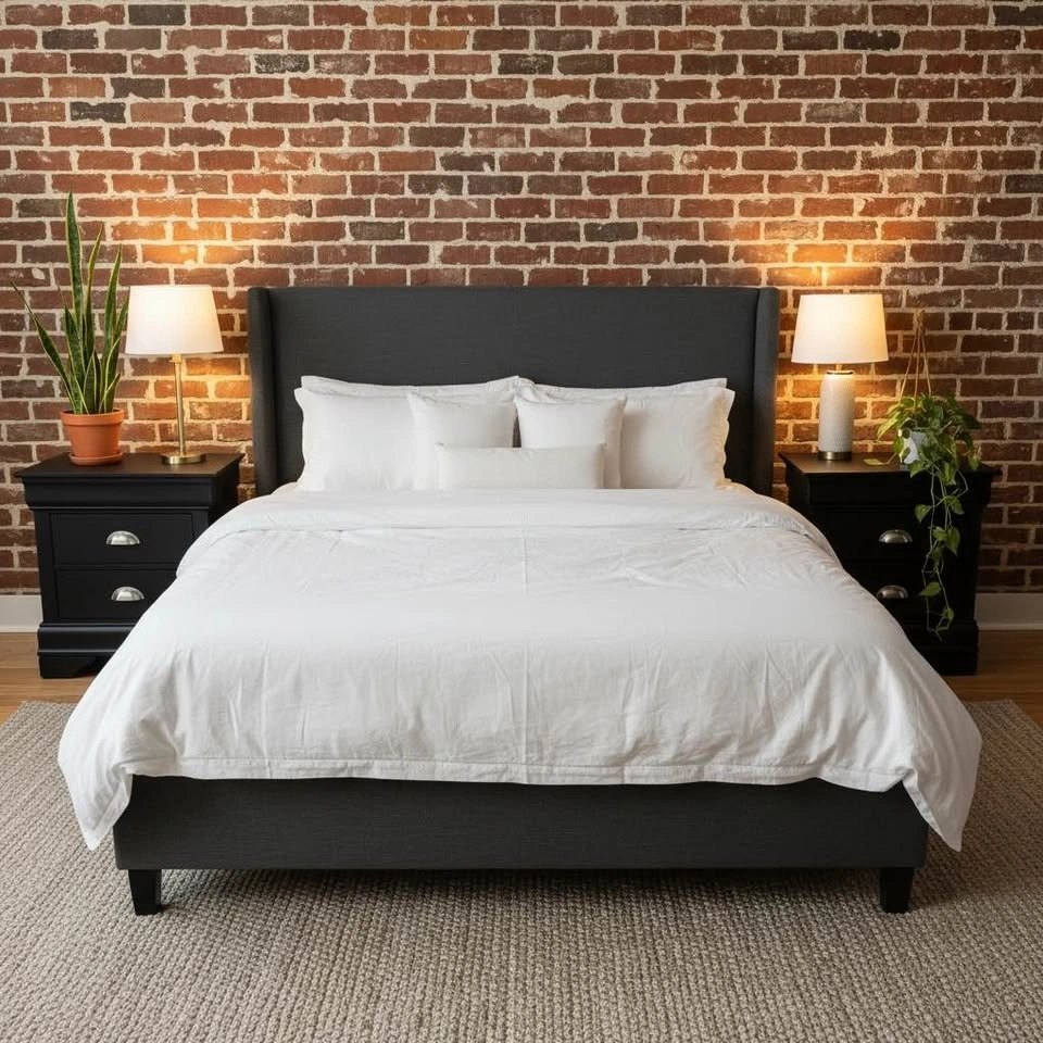 Real wood nightstands