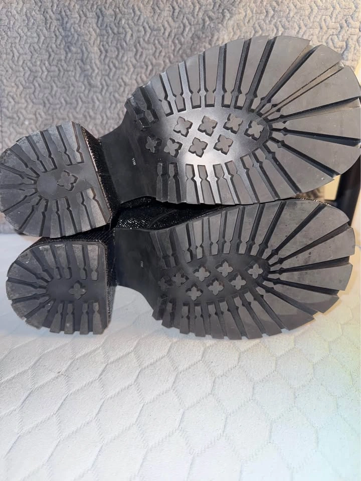 NEW - DOLLS KILL “Acting Up” Rhinestone Platform Oxfords - 11 - photo 3