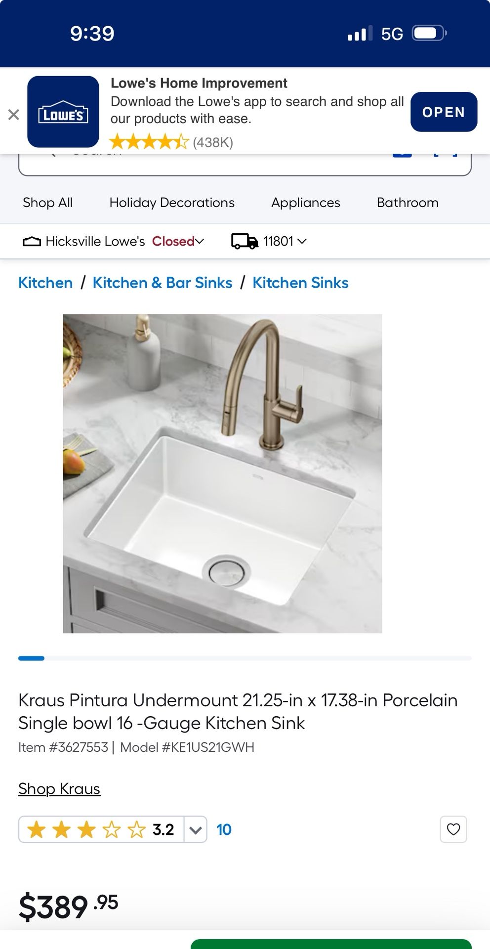 Kraus Pintura Undermount Kitchen Sink - photo 2