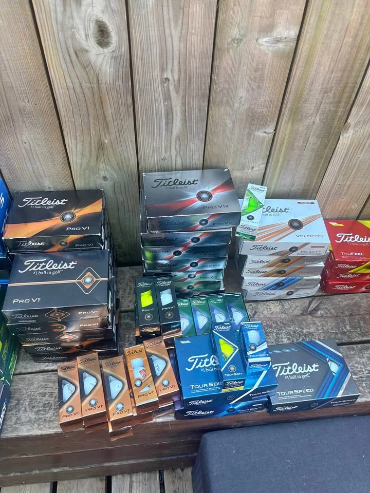 Massive Golf Ball Lot — Titleist, Callaway, TaylorMade & More