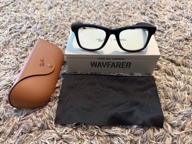 Rayban Wayfarer Transition Green Matte Black Large