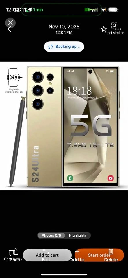 Unlocked Smartphone - 8GB RAM, 1TB Storage, 6.8" Display